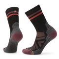 Women's Hike Tube Stripe Crew Socks Charcoal - ver - 1