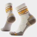 Women's Hike Zig Zag Valley Mid Crew Socks Black - ver - 1