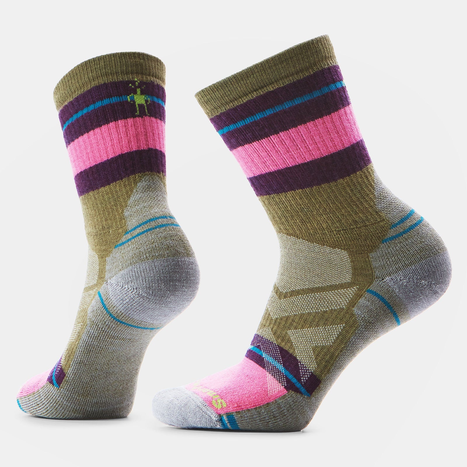 Women's Hike Saturnsphere Crew Socks Charcoal - ver - 1