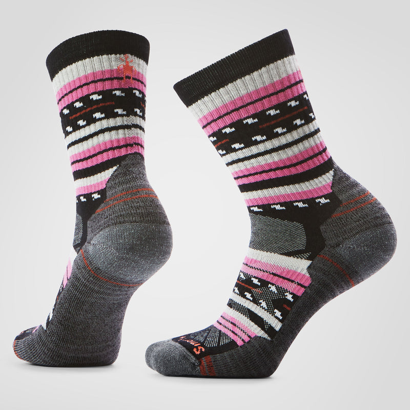 Women's Hike Margarita Crew Socks - Black / S