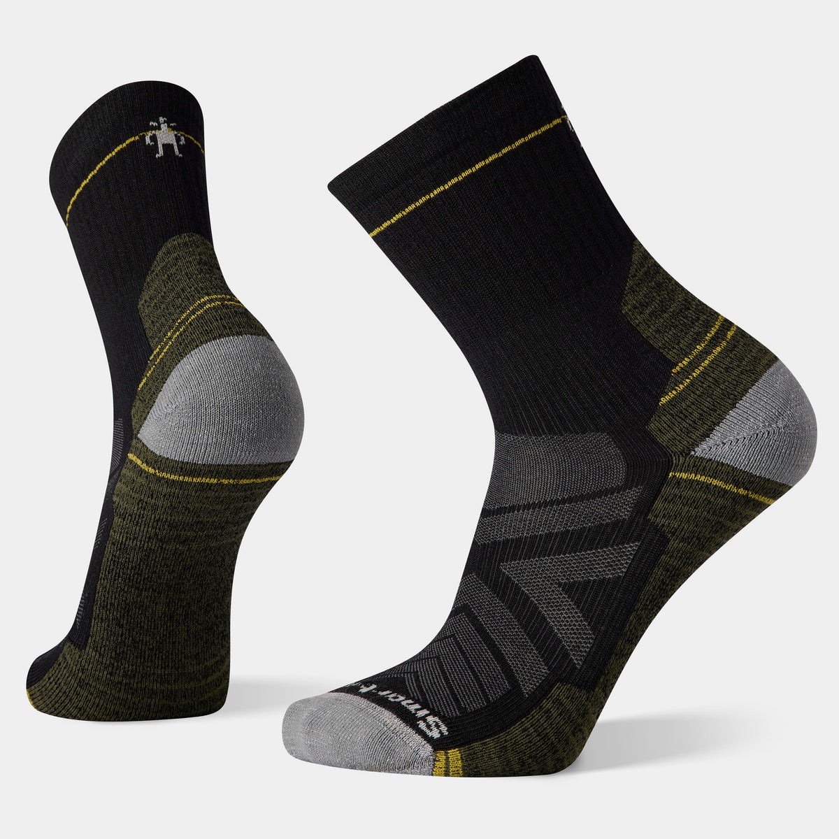 Hike Mid Crew Socks Black - 1