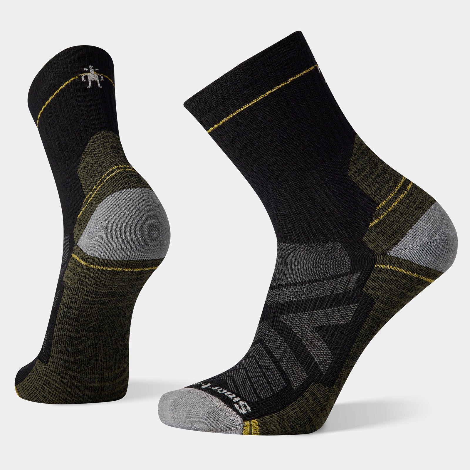 Hike Mid Crew Socks Black - ver - 1