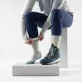 Women's Mountaineer Classic Edition Crew Socks Light Gray - ver - 2