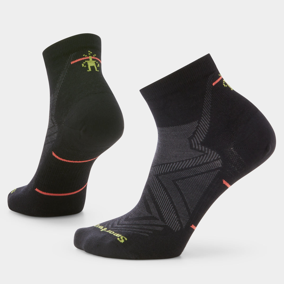 Women's Run Ankle Socks Black - ver - 1