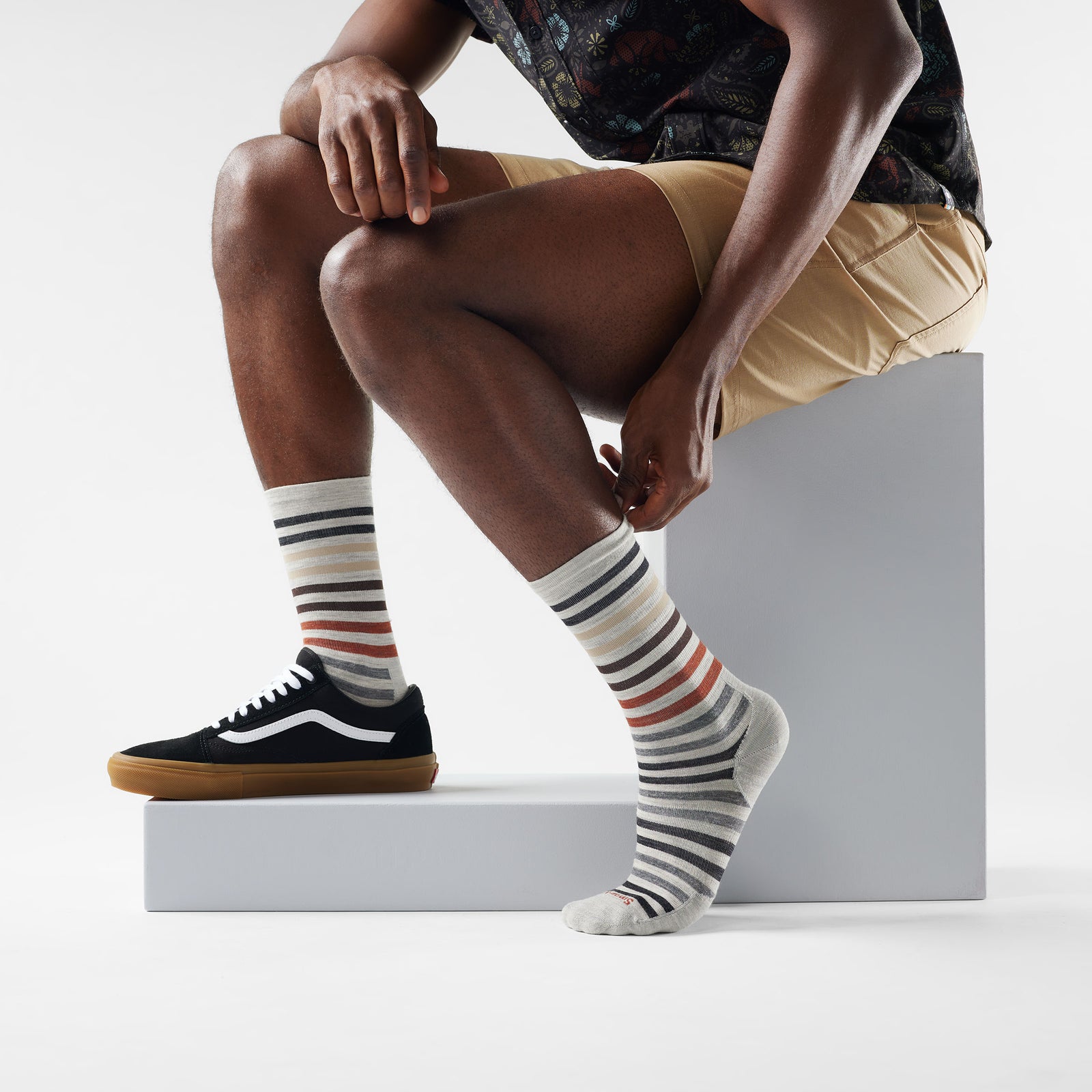 Everyday Spruce Street Crew Socks Black - ver - 2