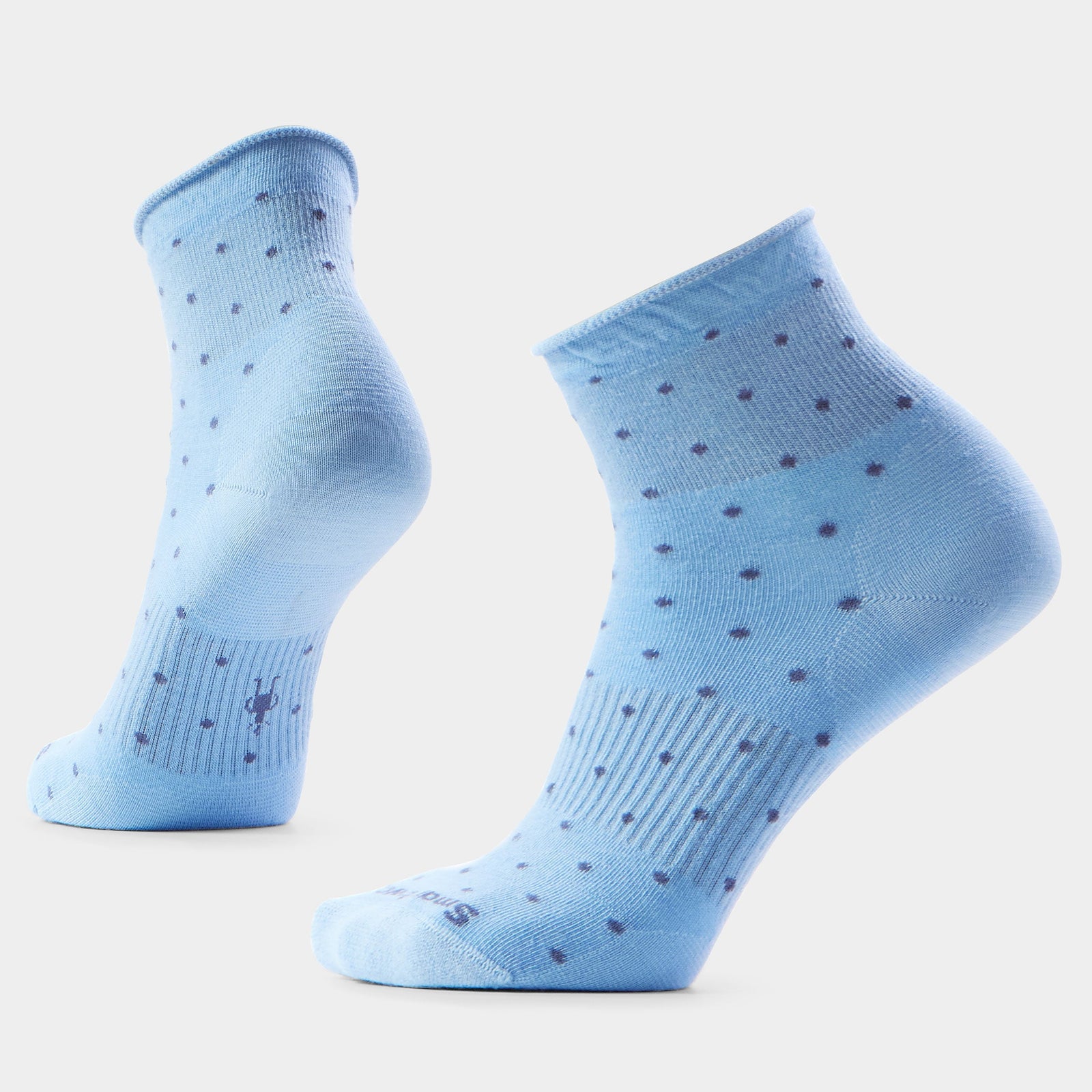 Women's Everyday Classic Dot Ankle Socks Serene Blue - ver - 1