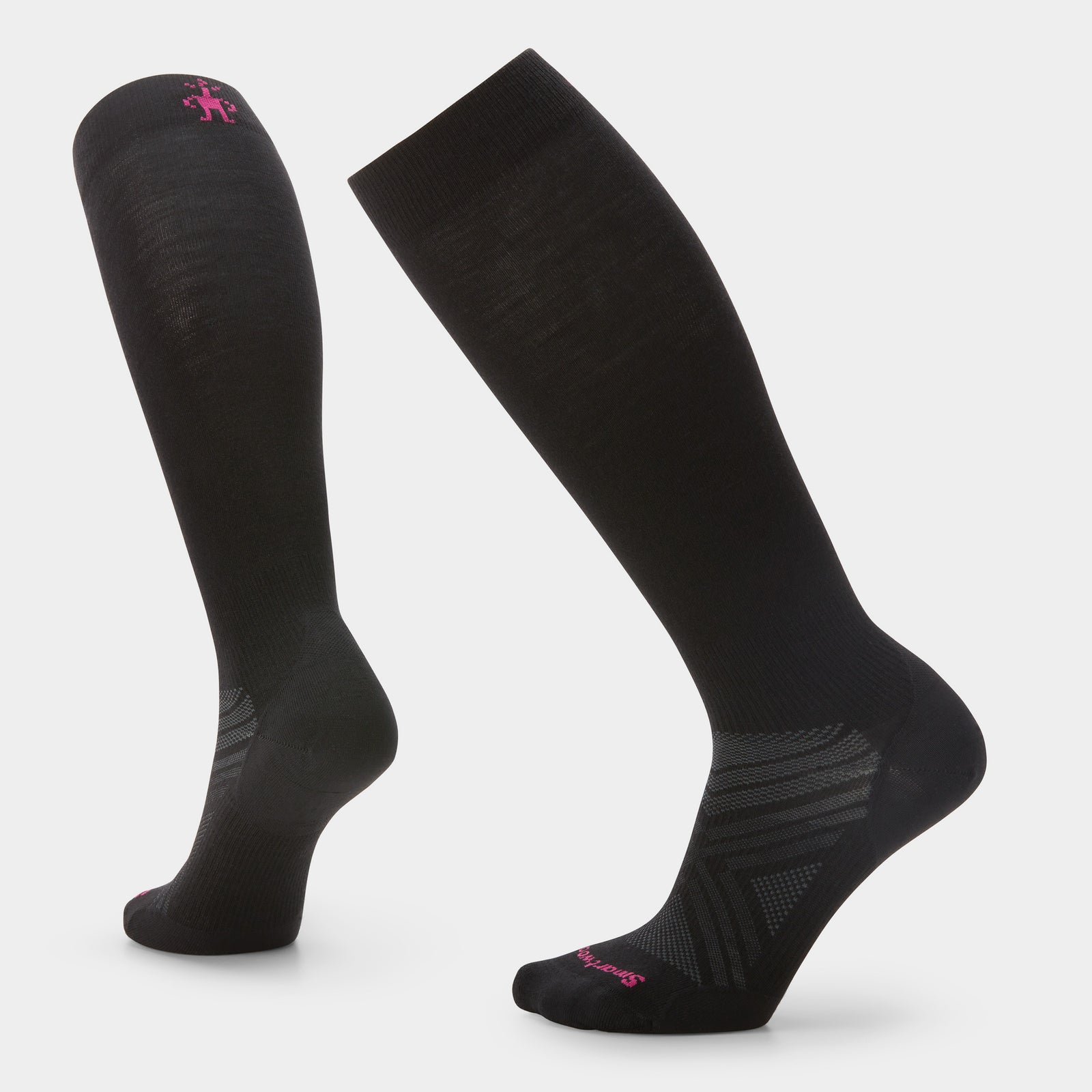 Women's Ski Over The Calf Socks Black - ver - 1