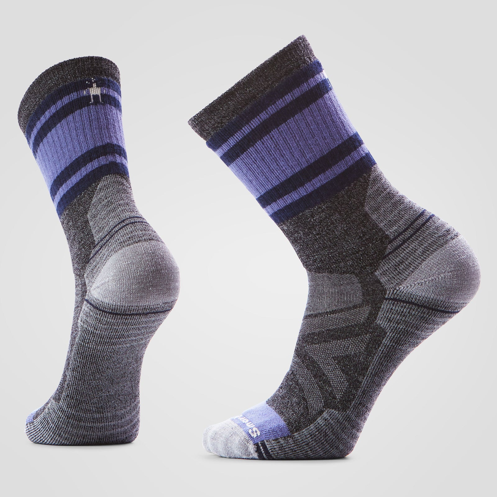 Hike Lolo Trail Crew Socks Medium Gray - ver - 1