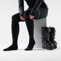 Ski Over The Calf Socks Black - ver - 2