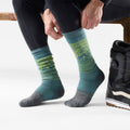 Snowboard Iguchi Pattern Over The Calf Socks Charcoal - ver - 2