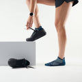 Women's Bike Low Ankle Socks Black - ver - 2