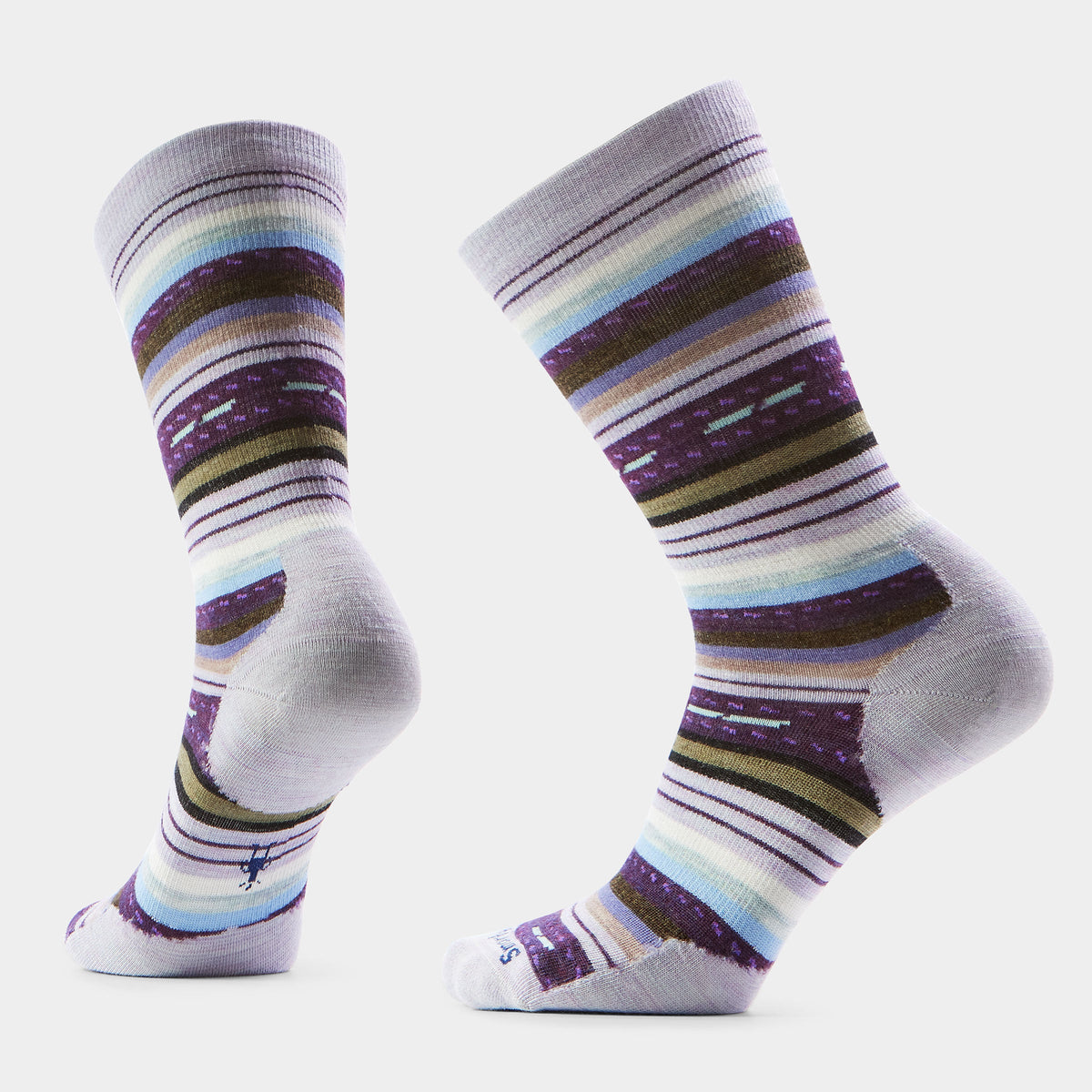 Women's Everyday Margarita Crew Socks Purple Eclipse - 1