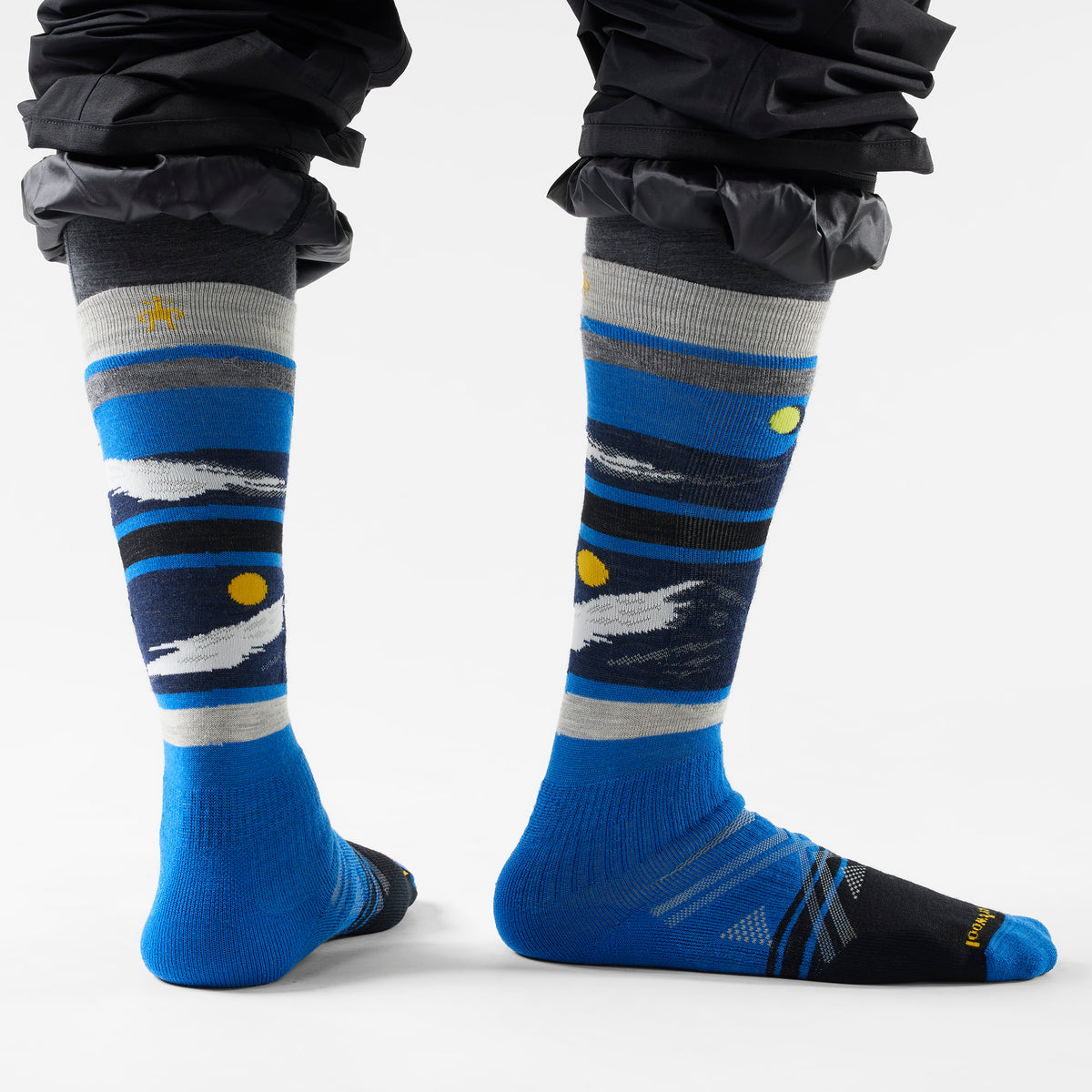 Ski Midnight Ski OTC Socks Black - ver - 2