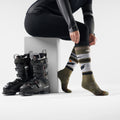 Ski Midnight Ski OTC Socks Black - ver - 8