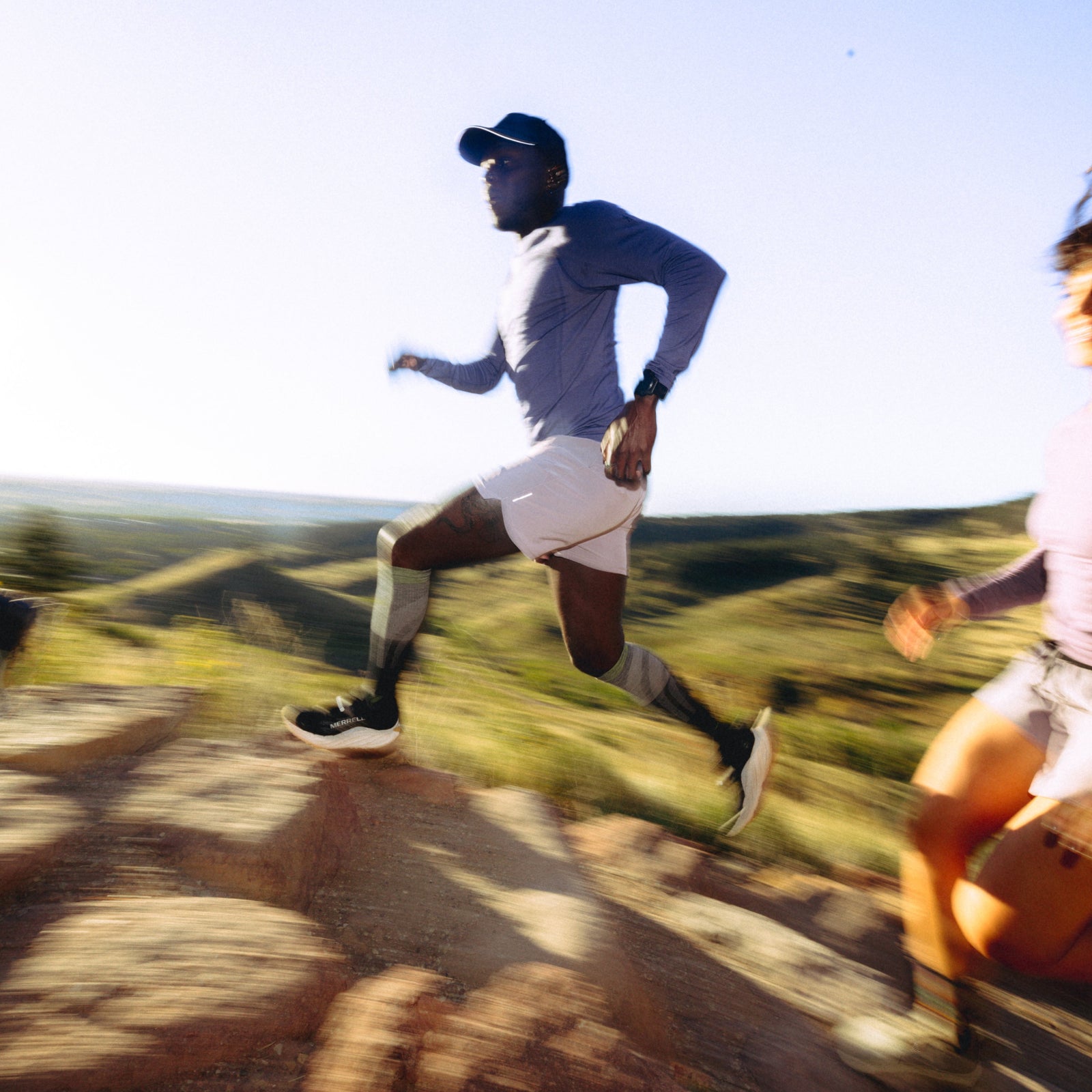 Run Compression Over The Calf Socks Black - ver - 3