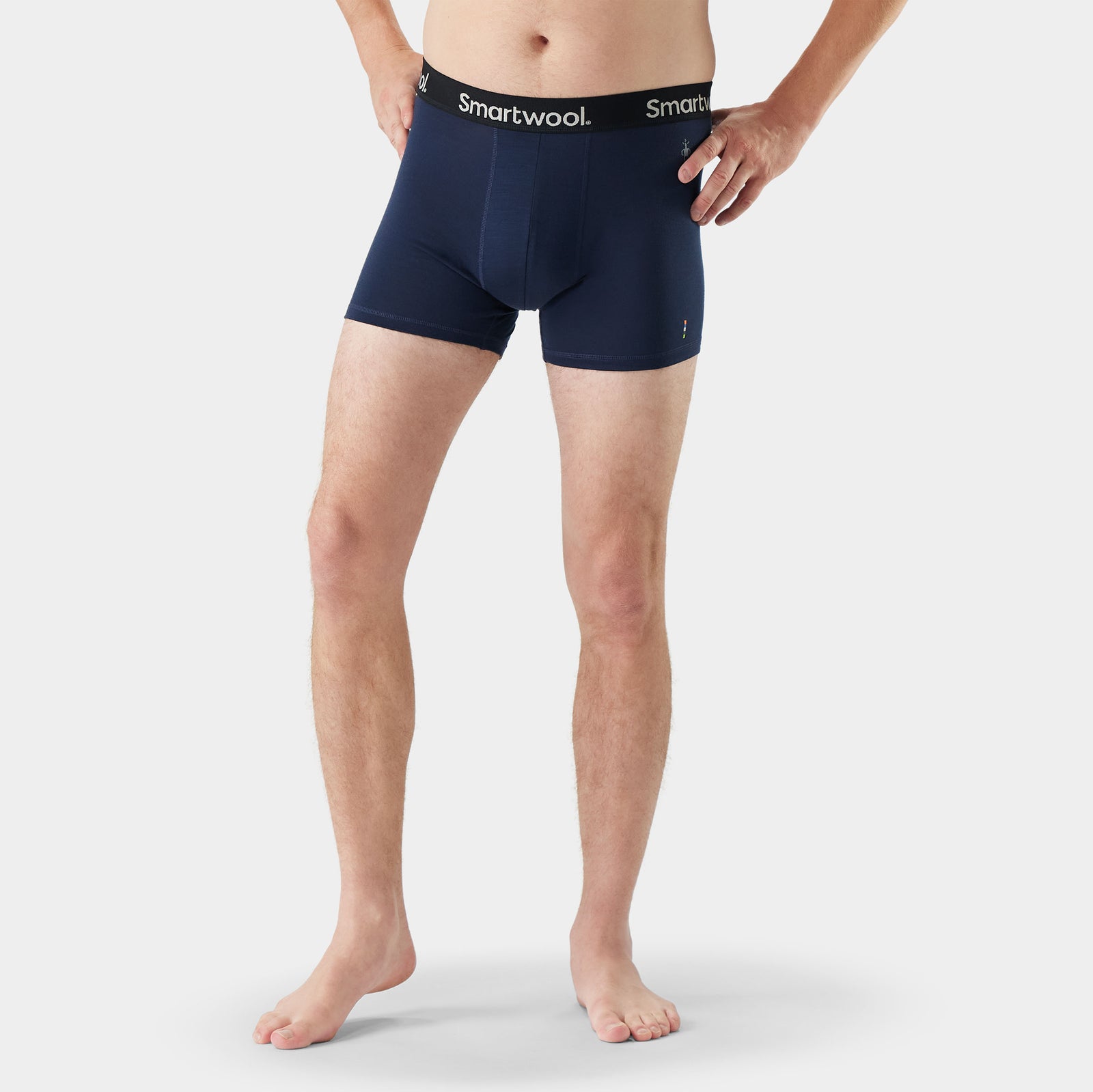 Men's Everyday Merino Boxer Brief Charcoal Heather - ver - 1