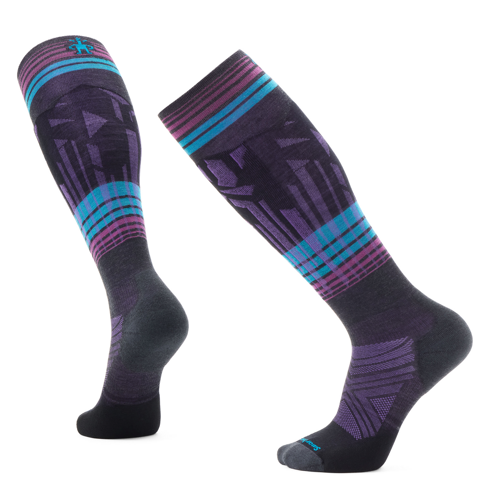 Ski Summit Shot Over The Calf Socks Black - ver - 1