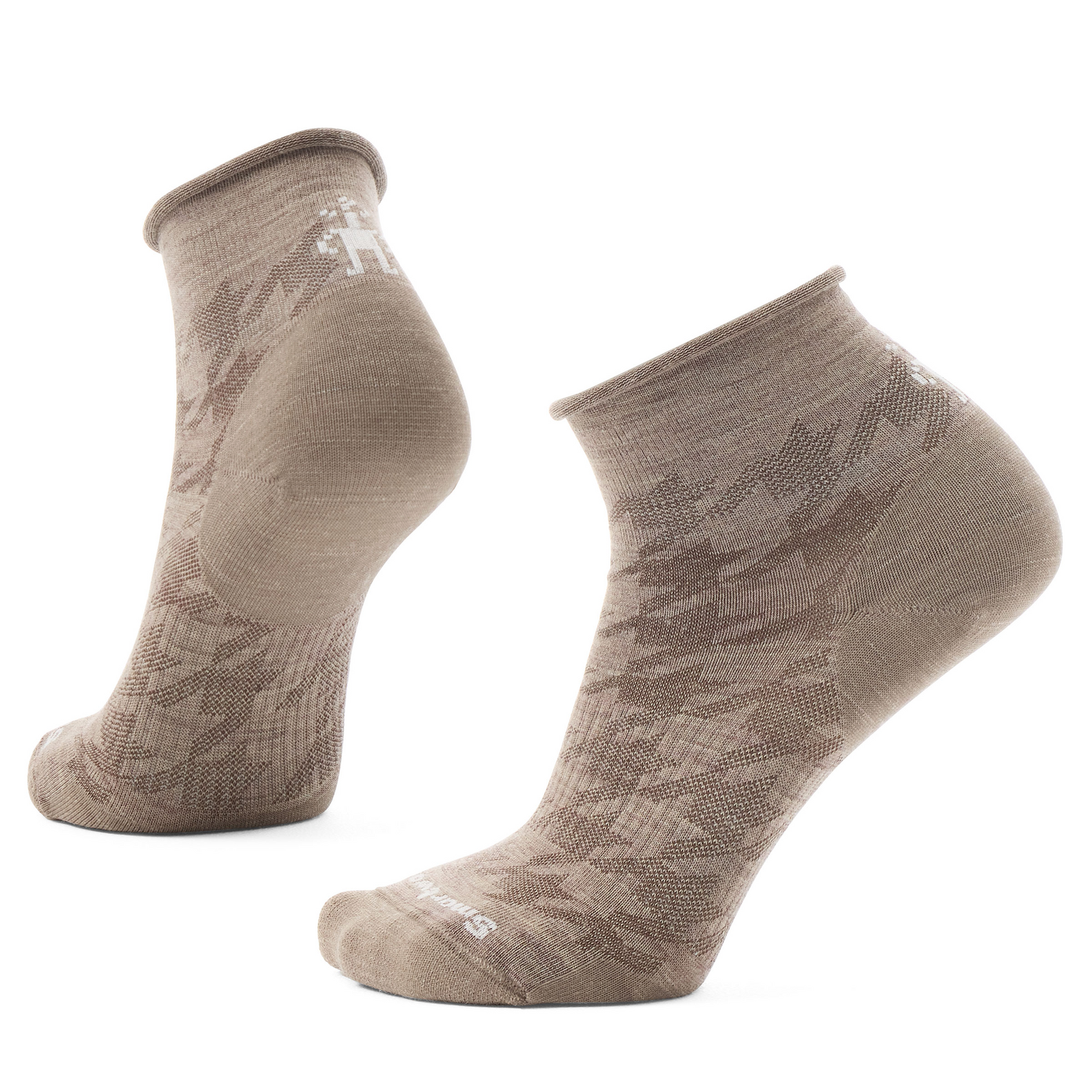 Women's Everyday Hounds Tooth Ankle Socks Black - ver - 1