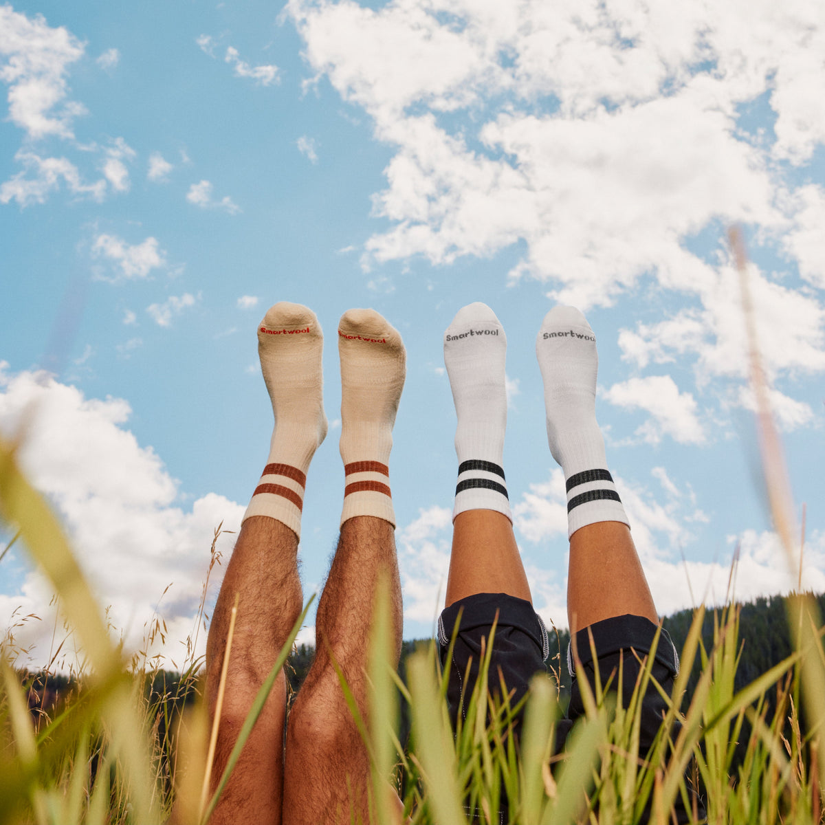 Everyday Athletic Striped Crew Socks Black - 3