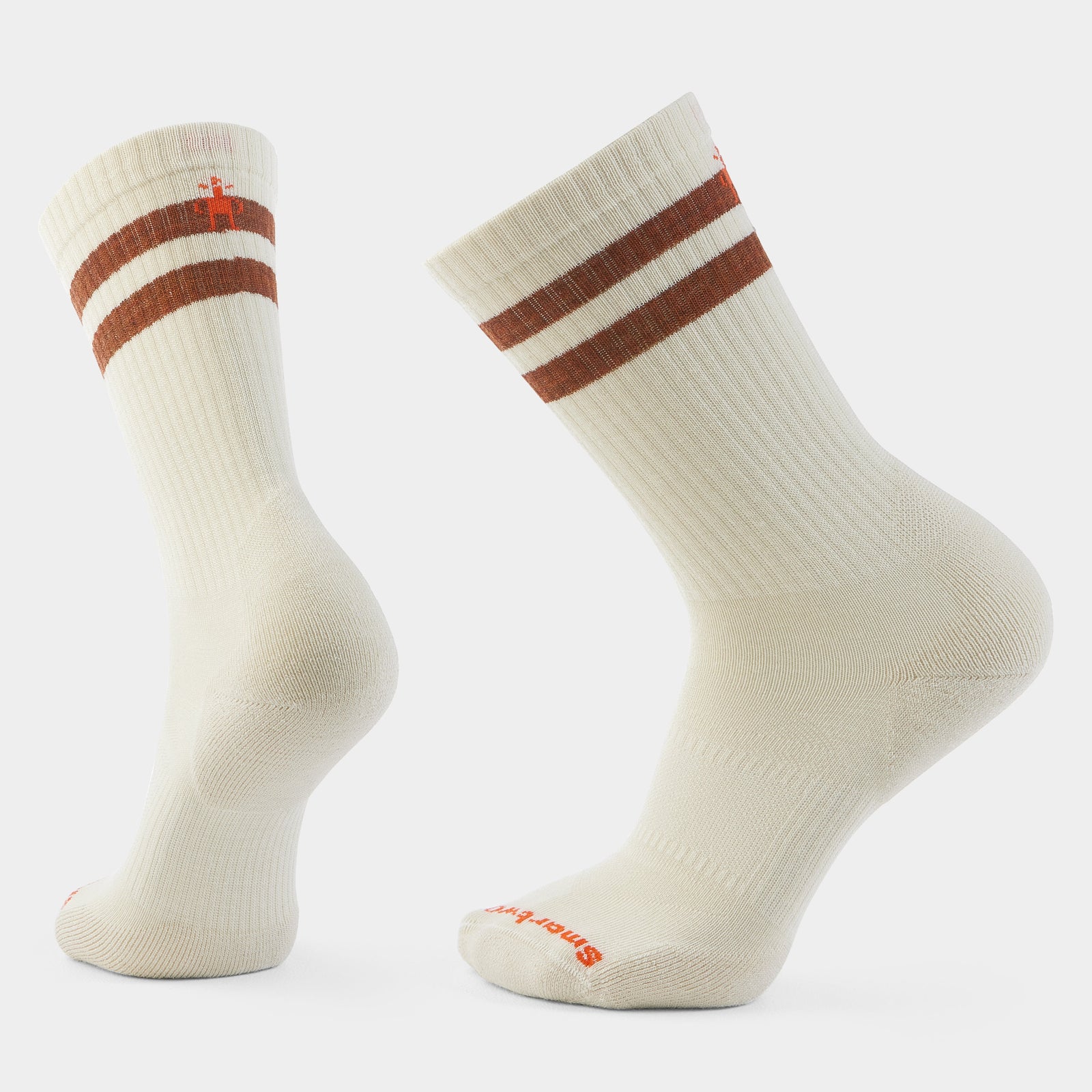 Everyday Athletic Striped Crew Socks Black - ver - 1