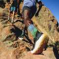 Trail Run Neature Print Crew Socks Twilight Blue - ver - 3
