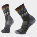 Hike Pride Crew Socks Charcoal - ver - 1