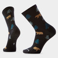 Everyday Through the Trees Crew Socks Black - ver - 1