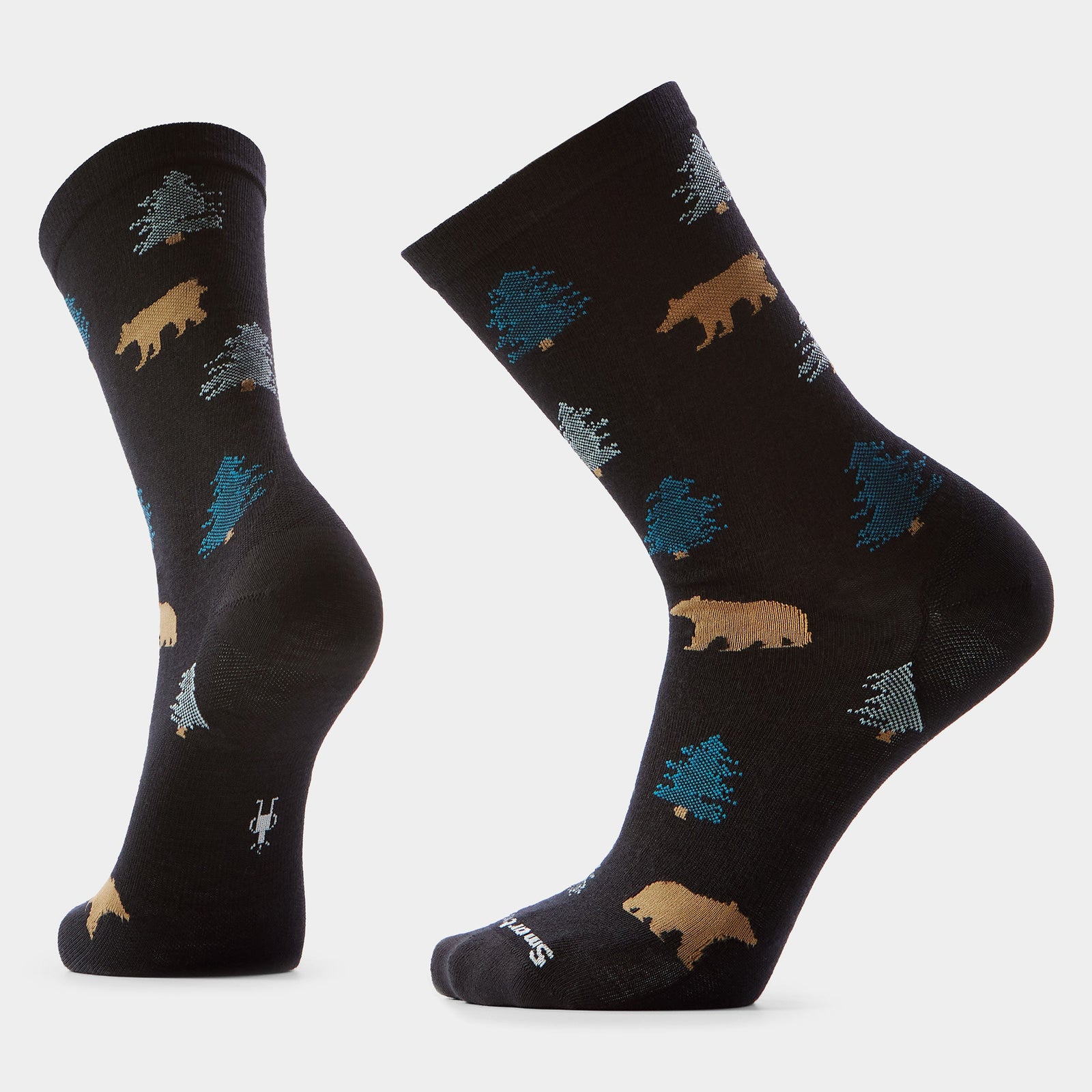 Everyday Through the Trees Crew Socks Black - ver - 1