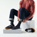 Everyday Stout Street Crew Socks Charcoal - ver - 2
