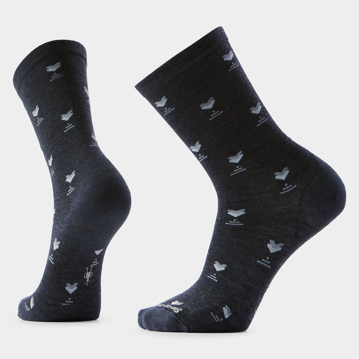 Everyday Stout Street Crew Socks Charcoal - 1
