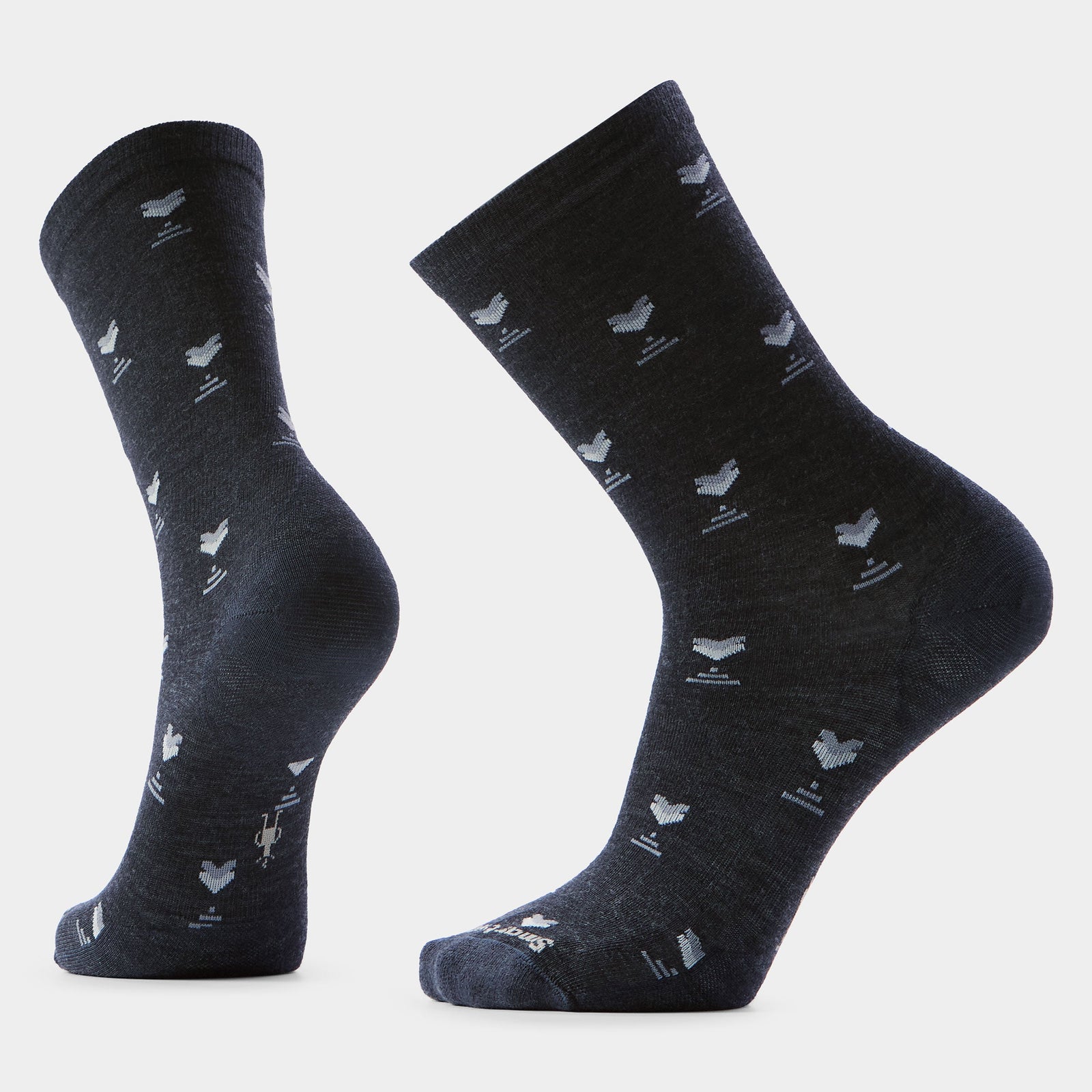 Everyday Stout Street Crew Socks Charcoal - ver - 1