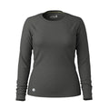 Women's Outdoor Merino Base Layer Crew Charcoal Heather - ver - 1