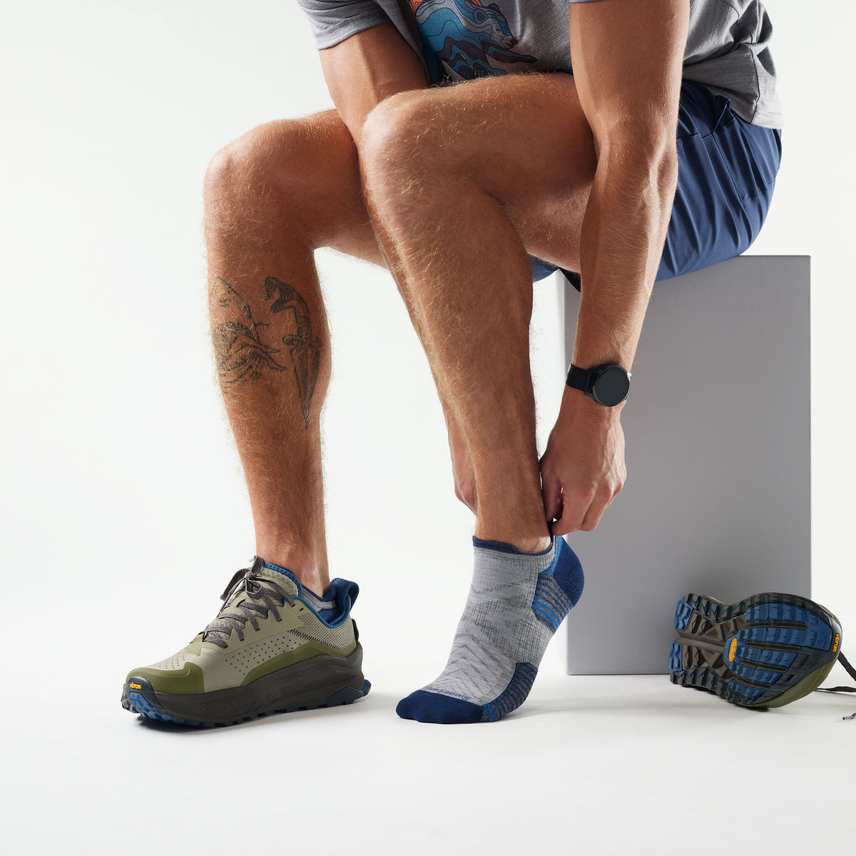 Hike Low Ankle Socks Black - ver - 2