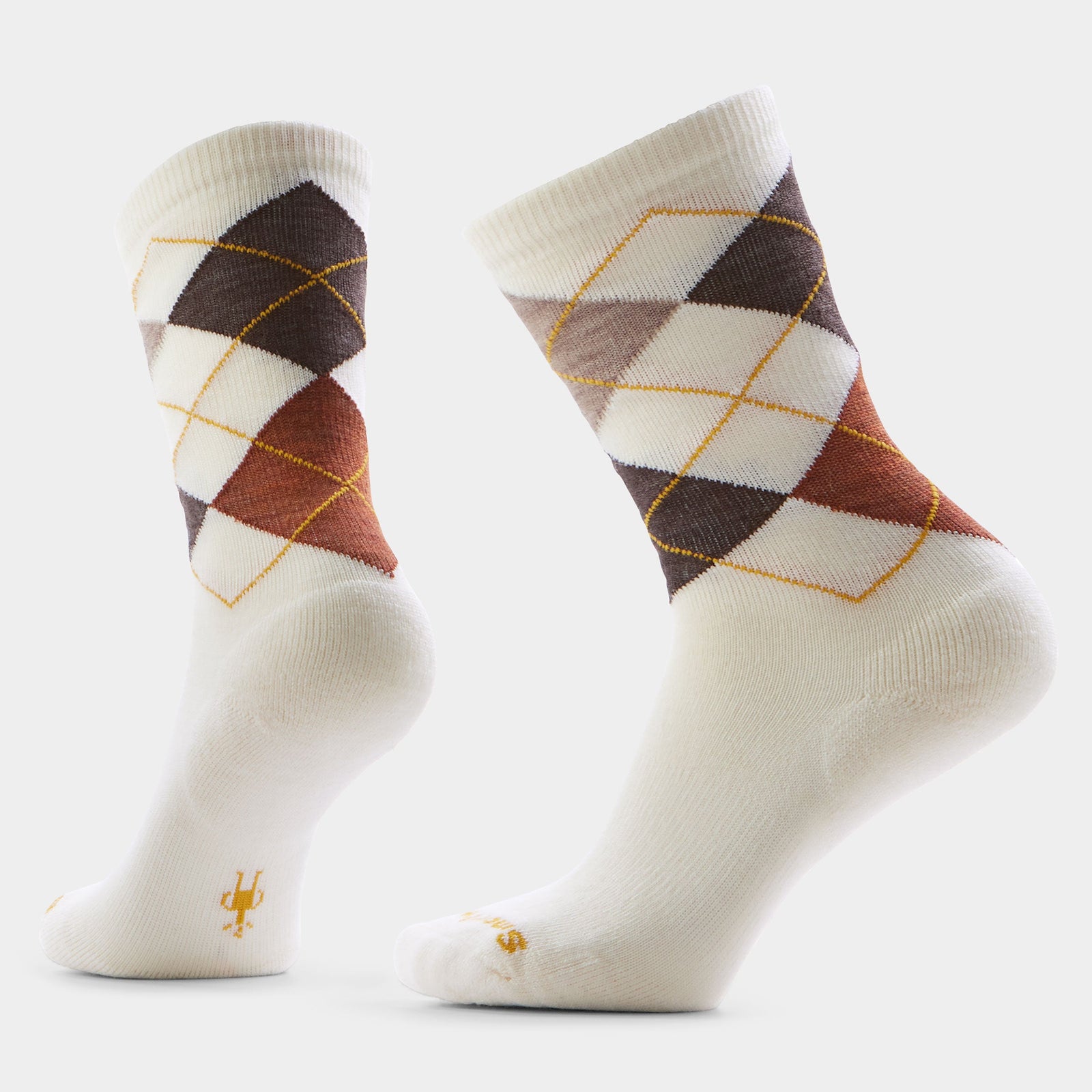 Everyday Diamond Jim Argyle Crew Socks Black - ver - 1