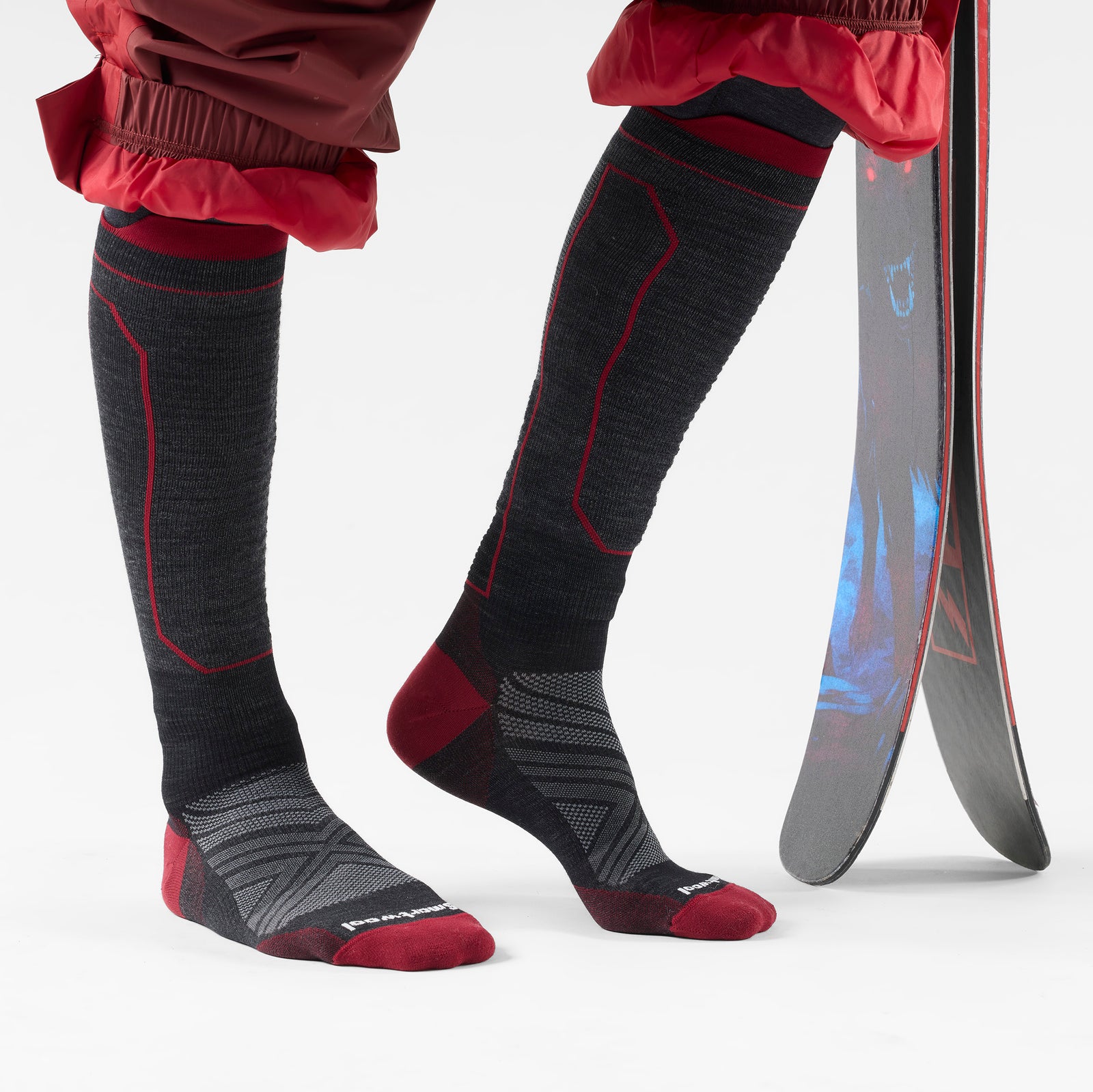 Intraknit Ski Zero Cushion OTC Socks Black - ver - 2