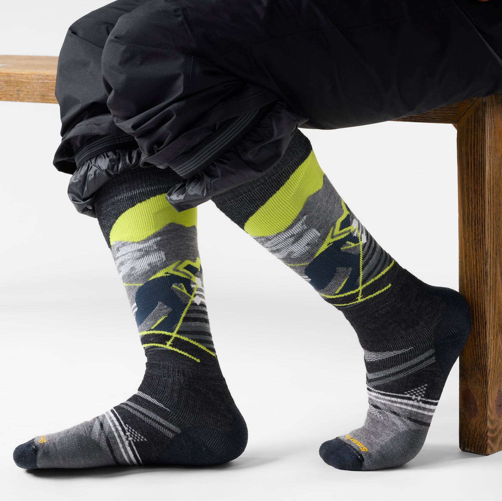 Ski Full Cushion Chute the Moon OTC Socks Charcoal - ver - 2