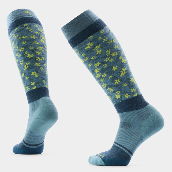 Women's Snowboard Targeted Cushion Wild Blossom OTC Socks