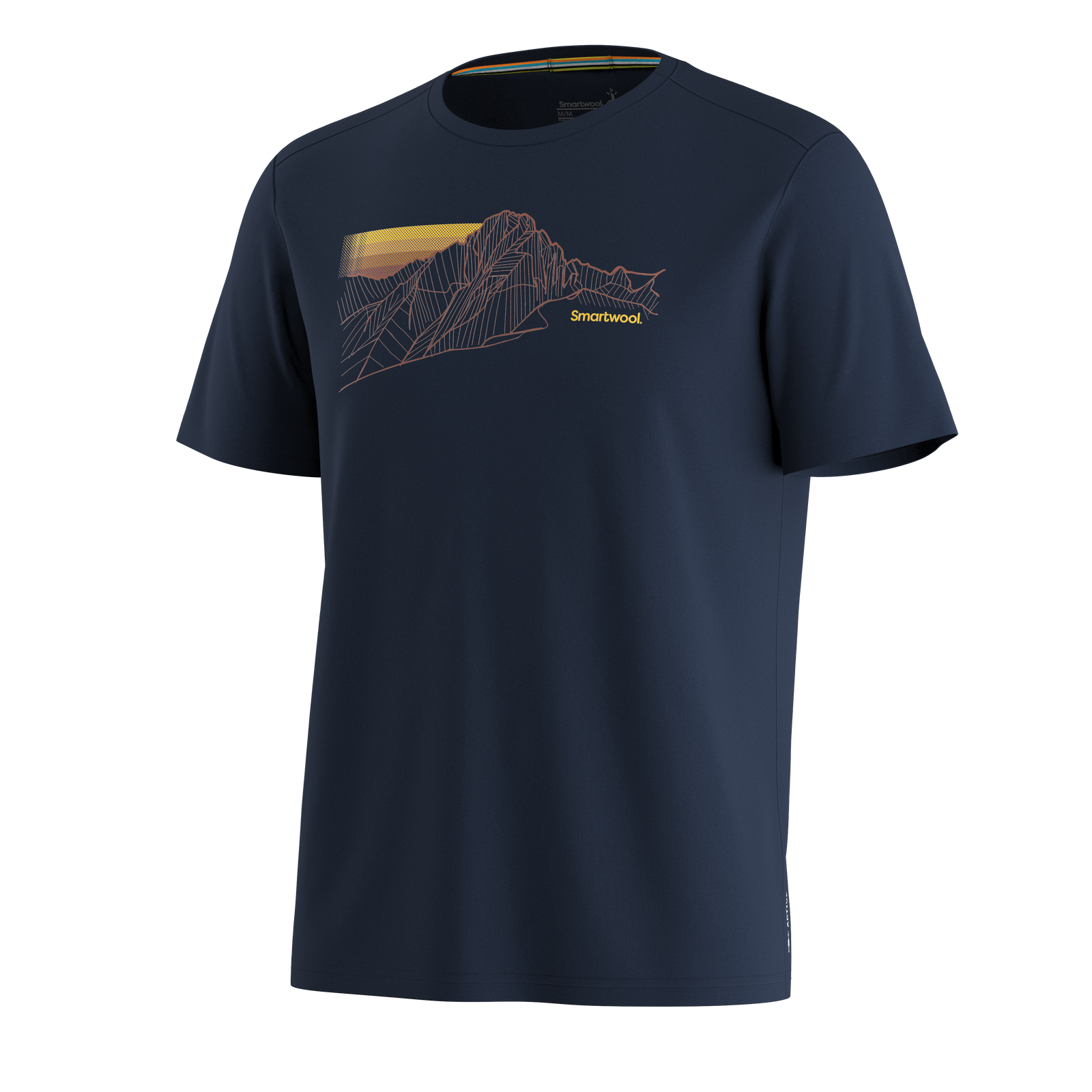 Men's Alpine Trace Active Short Sleeve Graphic Tee Charcoal Heather - ver - 3
