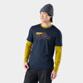 Men's Alpine Trace Active Short Sleeve Graphic Tee Charcoal Heather - ver - 1
