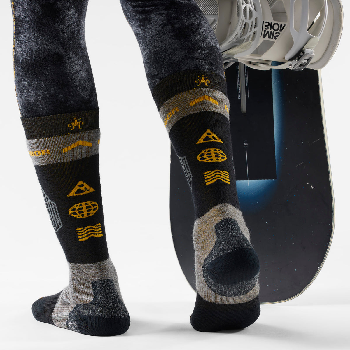 Snowboard Full Cushion Arbor OTC Socks Black - ver - 2