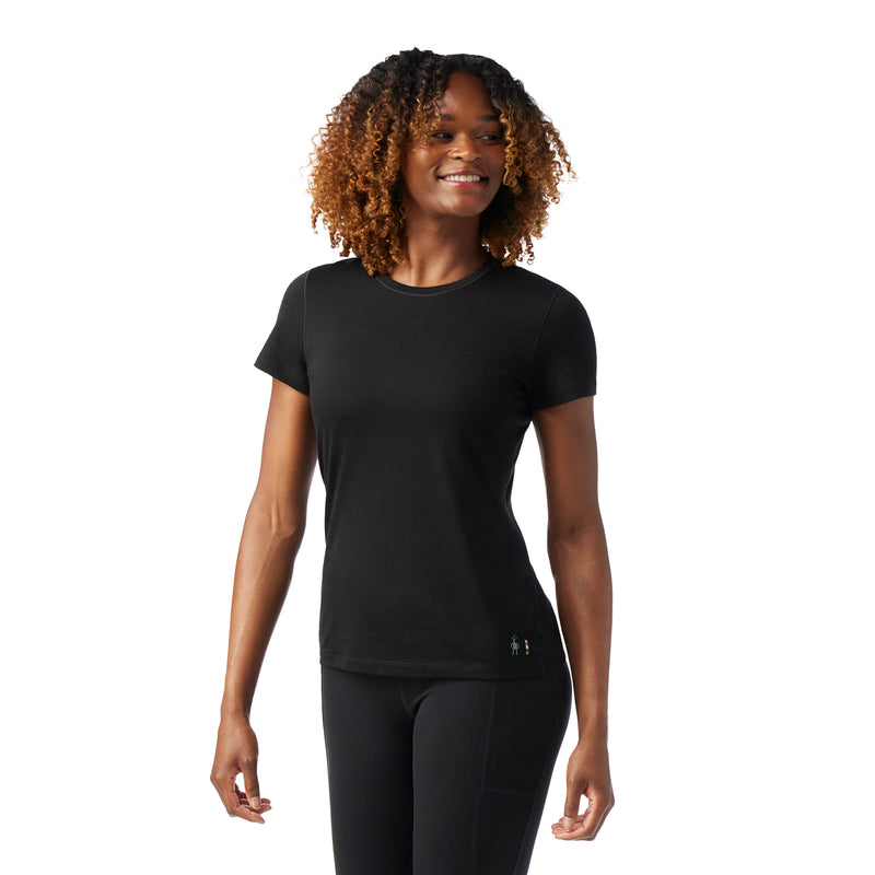 Women's Merino Short Sleeve Tee - Black / S