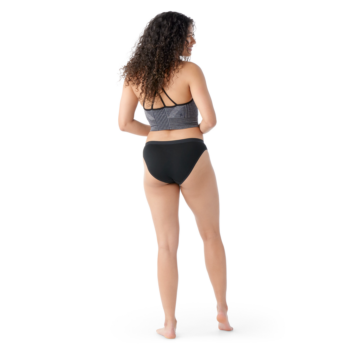 Women's Merino Bikini Boxed Black - ver - 2