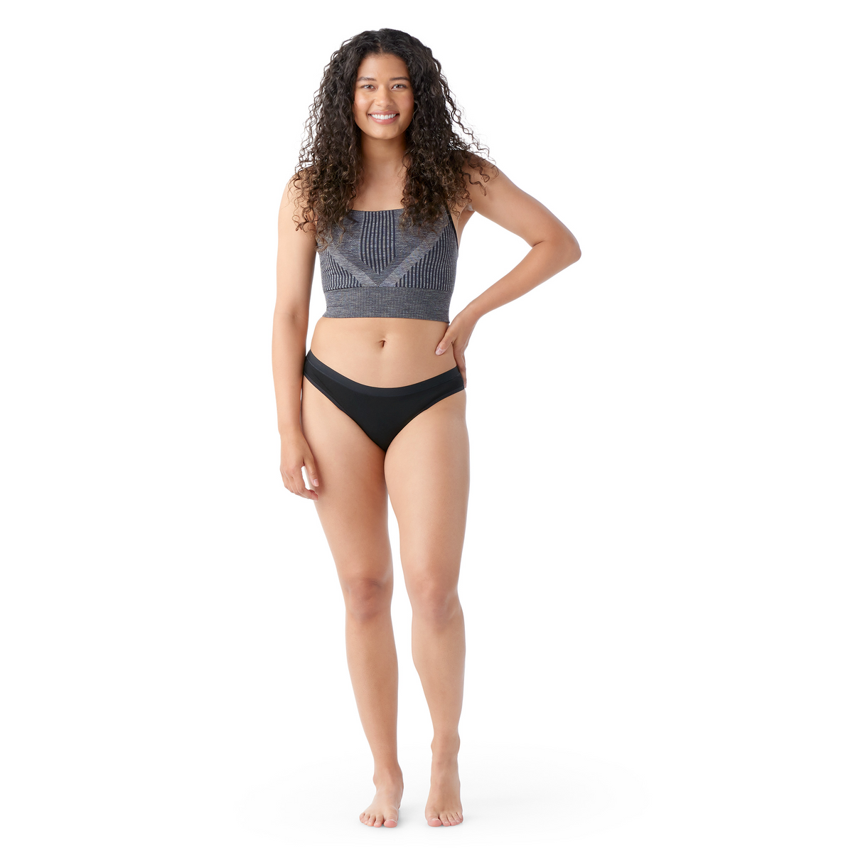 Women's Merino Bikini Boxed Black - ver - 1