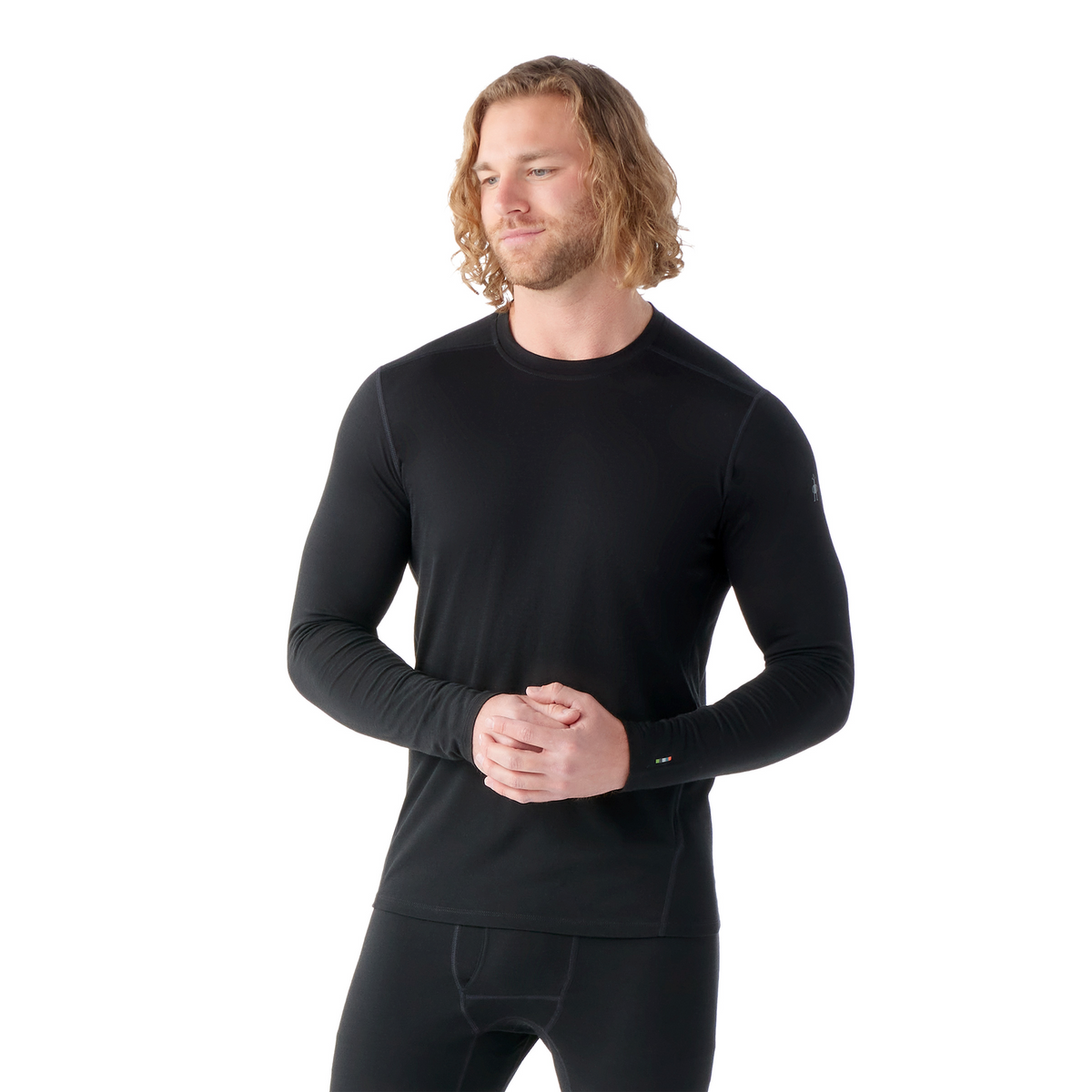 Men's Classic All-Season Merino Base Layer Crew Boxed Black - 1