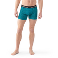 Men's Merino Print Boxer Brief Fern Green Aloha Forest - ver - 17