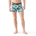 Men's Merino Print Boxer Brief Fern Green Aloha Forest - ver - 20