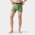 Men's Merino Print Boxer Brief Fern Green Aloha Forest - ver - 54